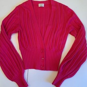 Aritzia Wilfred new front plunge cardigan